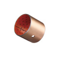 Acier + couche de bronze + roulements composites en PTFE bague en acier autolubrifiante pour la vente